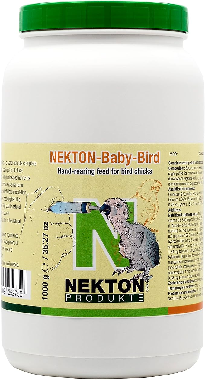 Nekton-Baby-Bird Handfeeding Formula For Birds 1000G (35.3Oz)
