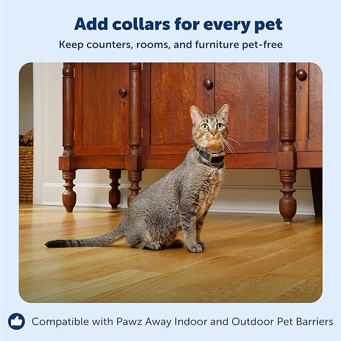 PetSafe Pawz Away Indoor/Outdoor Extra Receiver Collar for Cats and Dogs for Wireless Pet Barrier System