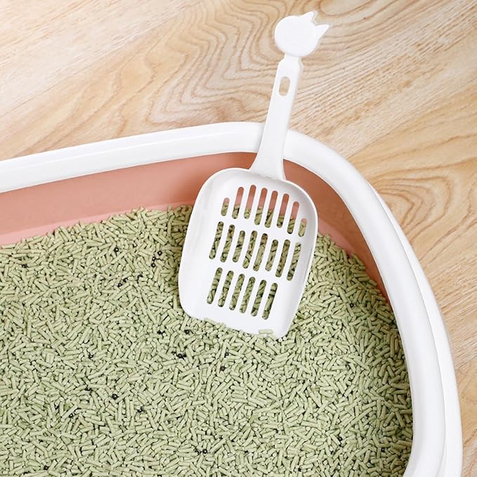 High Wall Cats Waste Container Odor Reducing Cats Litter Box Sifting Scoops for Outdoor Use Easyly Wash Ovals Litters Box