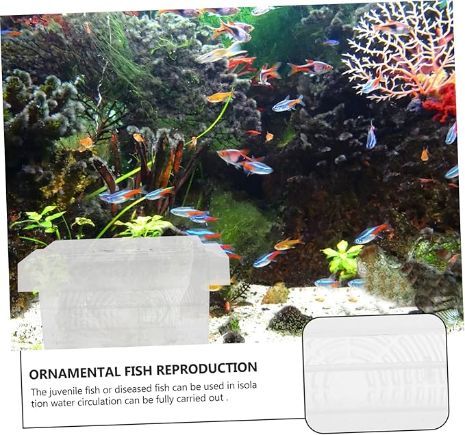 FRCOLOR 1pc Fish Fry Breeding Box Aquarium Isolation Case Fish Hatchery for Separation Efficient Incubator for Aquatic Breeding Tanks
