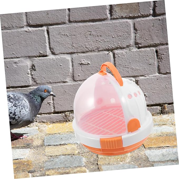 Portable Bird Carrier Travel Cage Handle Pet Carrier for Parrots and Birds Breathable and Design for Travel Hiking and Camping