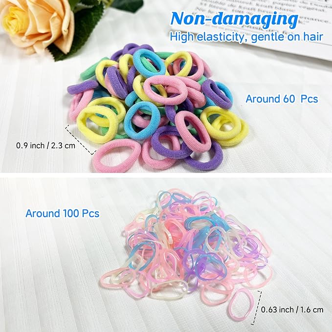 180+ Pcs Blue Dog Hair Accessories Set,Small Dog Hair Bows with Rubber Bands,Cute Puppy Hair Ties,Bowties for Small Dogs Cats,Dog Hair Clip,Floral Bell Collar,Flower Scrunchie
