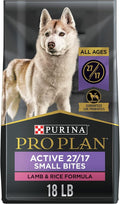 Purina Pro Plan High Protein Dog Food, Small Bites, SPORT 27/17 Lamb and Rice Formula - 18 lb. Bag