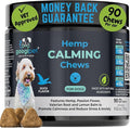 Googipet Daily Hemp Calming Chews for Dogs - Separation Anxiety Relief for Dogs, Non-Drowsy Dog Calming Chews Dog Anxiety Relief Treats with Valerian Root, & Hemp