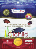 Northfin Cichlid Formula Fish Food – Slow Sinking Pellets for Cichlids (1mm, 500g) | Premium High-Protein, All-Natural Cichlid Diet to Enhance Color & Growth – No Fillers, No Hormones, Made in Canada