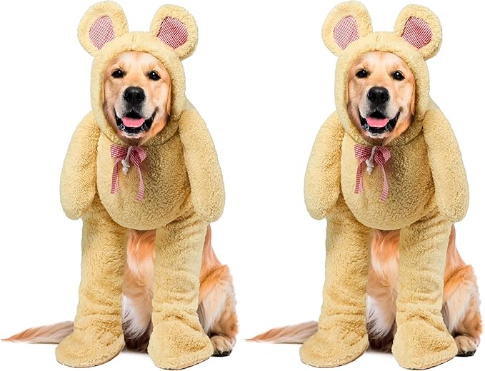 Rubies Walking Teddy Bear Pet Costume, X-Large for Themed Parties and Halloween (Pack of 2)