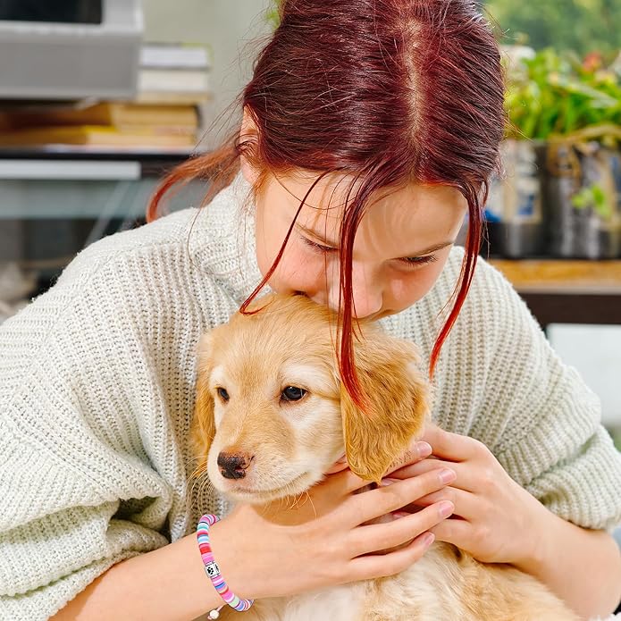 TONY & SANDY Dog Memorial Gifts, Pet Sympathy Rainbow Bridge Pet Memorial Bracelet for Men Women Girls Who Loss of Beloved Dog Cat
