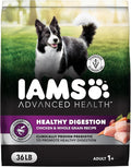 IAMS Advanced Health Dry Dog Food Healthy Digestion, Adult Dog Food with Real Chicken Recipe, 36 lb. Bag