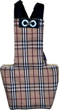 Chicken Diapers Duck Diaper Diaperalls for Hens, Roosters, Ducks, Ducklings - Reusable, Adjustable by Uni Infinity (British Plaid, Duck Small, 1, Count)