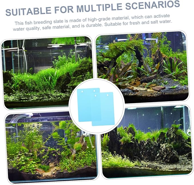 DOITOOL 6pcs Plastic Fish Tank Breeding Plate Cups Easy Install Safety Breeding Board for Fish and Shrimp Farming