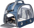 Portable Bird Travel Cage - Parrot Backpack with Strap, Compact Small Birds Carrier | Lightweight Outdoor Cage for Conures Budgies Parakeets Gentoo Parrots Travel Use Transport Companion