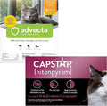ADVECTA Flea Prevention for Small Cats 5-9 lbs (6 Doses) + CAPSTAR Flea Treatment for Cats 2-25 lbs (6 Doses) Bundle