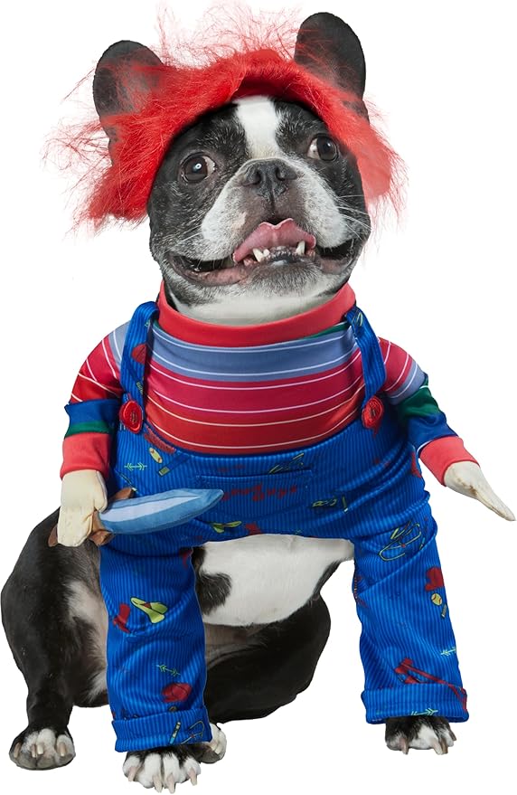 Child's Play: Chucky Pet Costume for For Dogs or Cats by Rubies, Large