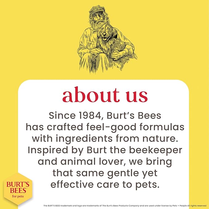 Burt's Bees for Pets Slicker Brush | Removes Loose Cat Fur, Prevents Matting | Ideal for Daily Grooming, Smooth Coat