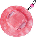 Pet hat with Ear Holes Sunscreen Baseball Cap Suitable for Small and Medium-Sized Dogs Outdoor Climbing hat in Summer Pet Products (Red, X-Large)