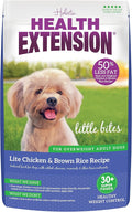 Health Extension Little Bites LITE Dry Dog Food, Chicken & Brown Rice for Toy and Small Breeds, Supports Healthy Weight, with Probiotics & Superfoods for Digestion & Coat Health, 4 lb Bag