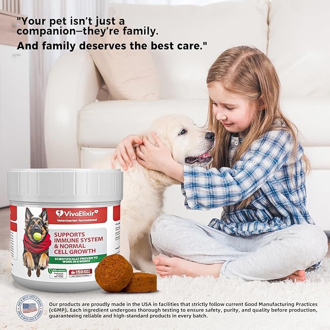 Dog Lumps and Bumps Supplement, Lipoma Treatment for Dogs - Immune Support Chews with Turkey Tail Mushroom, Reishi, Shiitake, Maitake, Curcumin & CoQ10 - Veterinarian formulated - 150 Chews