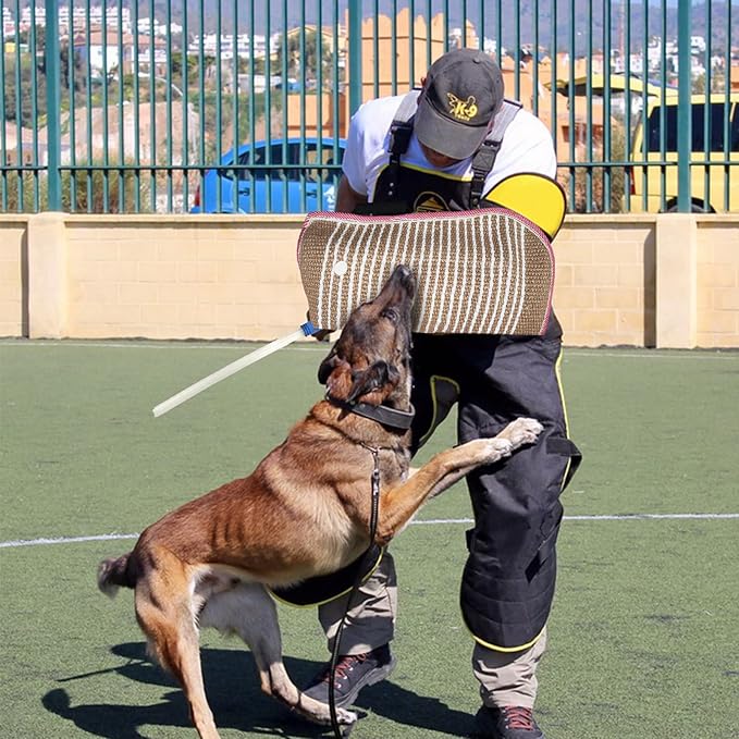 Professional Dog Bite Training Set - Tough Dog Bite Sleeve, Protection for K9, Pitbull, German Shepherd (4 Pack)