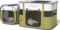 2-in-1 Foldable Cat Tent, Pop-Up Cat Play Tent with Breathable Mesh, Portable Collapsible Cat House for Indoor Cats, Suitable for Indoor & Light Outdoor Use