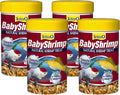 Tetra BabyShrimp 0.35 Ounce, Natural Shrimp Treat for Aquarium Fish (033197) (Pack of 4)