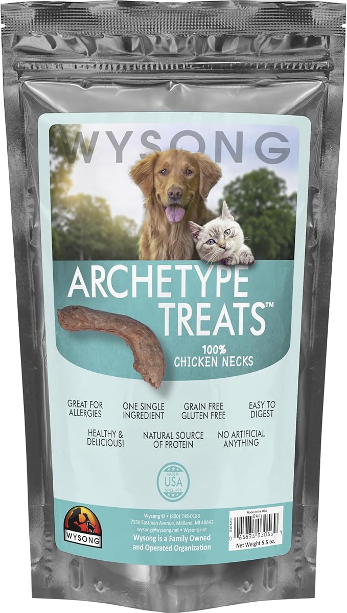 Archetype Treats Chicken Necks 5.5 oz. Bag