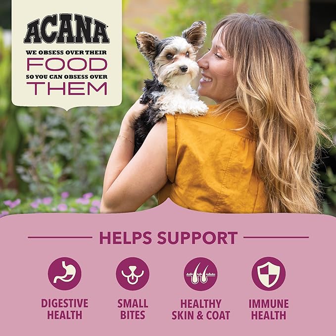 ACANA Wholesome Grains Dry Dog Food Small Breed Recipe Real Chicken Eggs and Turkey 11.5lb Bag