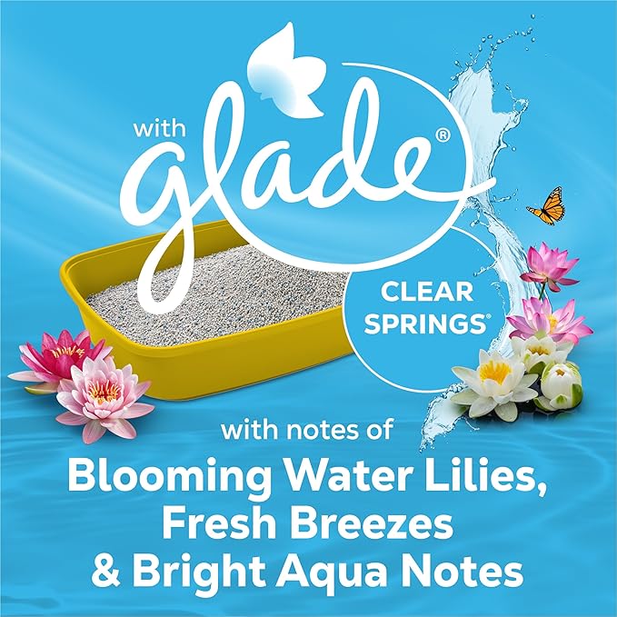 Purina Tidy Cats Clumping Multi Cat Litter, Glade Clear Springs - 16 lb. Bag