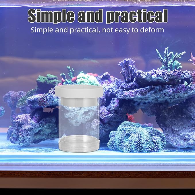 Healifty Fish Tank Egg Incubator Floating Breeding Box with Isolation Net White Small Aquarium Fish Nursery Separation for Guppy and Hatching