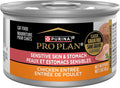 Purina Pro Plan Sensitive Skin and Sensitive Stomach Cat Food Wet Pate, Grain Free Chicken Entree - (Pack of 24) 3 oz. Cans