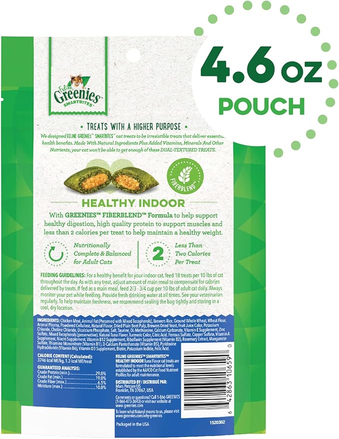 Greenies Smartbites Treats For Cats