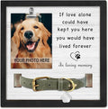 Pet Loss Sympathy Gift, Memorial Gifts for Loss of Dog, Pet Memorial Frame with Collar Holder, Cat Memorial Gift, in Loving Memory