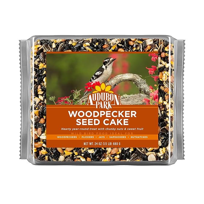 AUDOBON PARK 14356 CAKE SEED WDPECKR 24OZ
