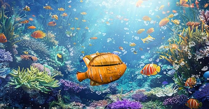 Aquarium Water Clarifier | Clear Cloudy Fish Tank Water Treatment, Safe for Freshwater & Saltwater Fish and Plants - Orange, 3 Pack