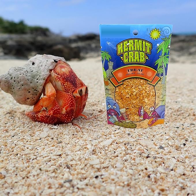 Needzo Hermit Crab Supplies Bulk All Natural Treats, Habitat Necessities for Pet Crabs, Keep Your Pets Healthy, 0.75 Ounces, Pack of 3