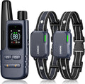 Jugbow Dog Shock Collar 2 Dogs (10-120Lbs) - 4200FT Dog Training Collar with Remote IPX7 Waterproof Electric Collar with 4 Training Modes, Rechargeable e-Collar for Large Medium Small Dog Dark Blue