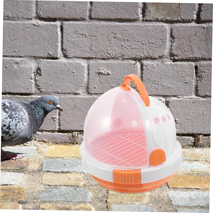 YARNOW Portable Bird Carrier Cage for Travel Breathable Design Handle for Parrots Cockatiels and Birds and Convenient for Outings and Hiking