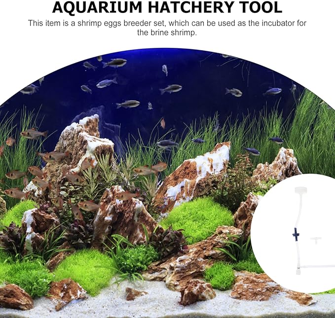 balacoo 2sets Shrimp Hatchery Kit for Soda Bottle Incubator Safe Artemia Hatching Tools Accessory Set for Fish Tank Breeding