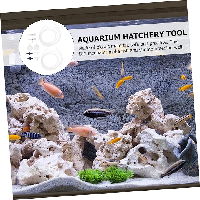 Toyvian 2 Sets Shrimp Hatchery DIY Kit with Soda Bottle Accessories Artemia Egg Incubator for Aquarium Fish Breeding Includes Transparent Caps and Connectors for Efficient Hatchery Control