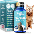 Cat Bad Breath & Oral Health Remedy, Natural Dental Care Cats Teeth, Mouth and Gums, Easy to Use Daily Supplement for Stomatitis, Gingivitis, Plaque & Tartar Control for Cats, 800 Small Pills