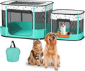 Portable Cat Playpen, Foldable Pet Dog Playpen, for Kitten Puppy Play Pen Indoor/Outdoor, Cats Enclosure Cages Tent with Carrying Case, 600D Oxford 8-Rods, 32"x24"x22"