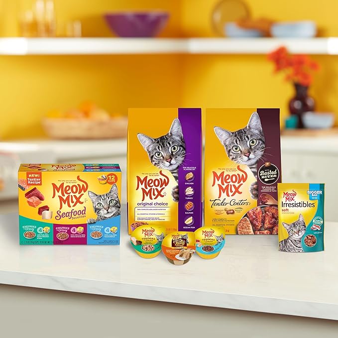 Meow Mix Original Choice Dry Cat Food, 18 Ounce (Pack of 6)