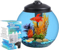 3-Gallon L26 Aquarium Starter Kit and 3-Pack Replacement Filter Cartridges Small