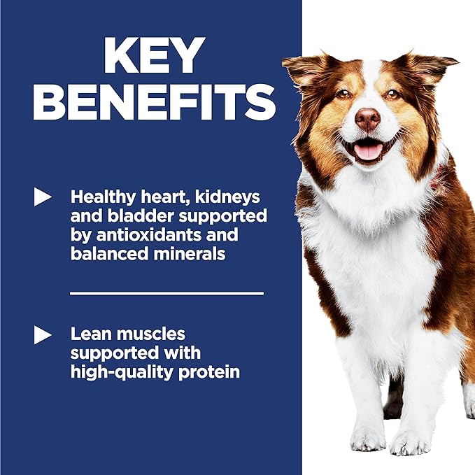 Hill's Science Diet Adult 7+, Senior Adult 7+ Premium Nutrition, Dry Dog Food, Chicken, Brown Rice, & Barley, 15 lb Bag