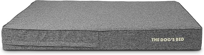 The Dog’s Bed Orthopedic Memory Foam Dog Bed Mattress, Linen Fabric, Grey Linen, XXL, 6-Inch