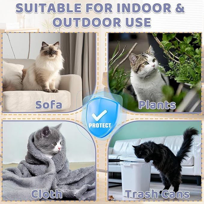 Tetra Cat Deterrent Spray for Furniture Protection,Natural Anti-Scratch Spray for Cats,Safe Indoor & Outdoor Deterrent Cat Spray,Cats Training Aid – Sofa & Carpet Protector,50ML