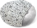 Round Dog Bed Covers Replacement Washable, Dog Bed Washable Cover, for All Shapes (Medium (Up to 36″), Doodle Dogs)