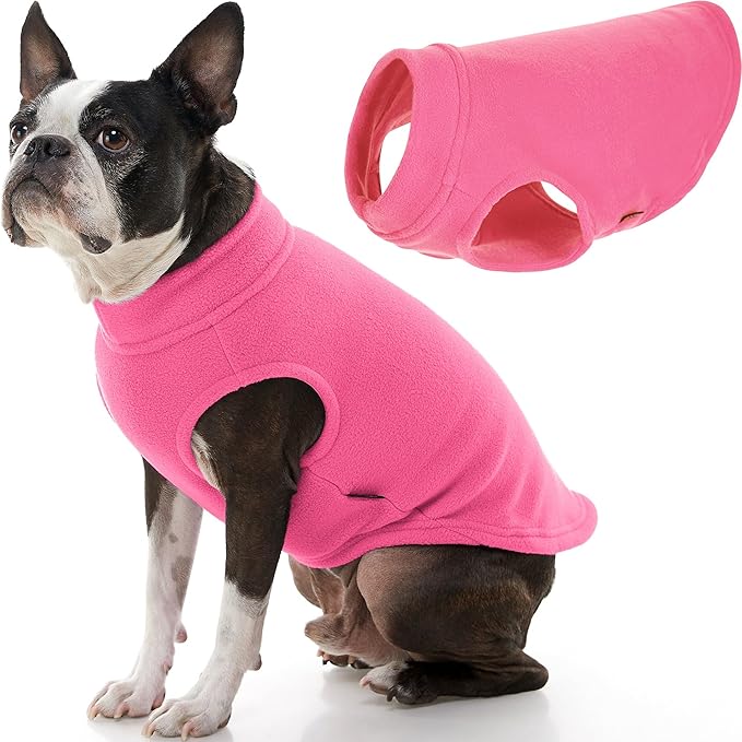 Gooby - Stretch Fleece Vest, Pullover Fleece Vest Jacket Sweater for Dogs, Pink, X-Large