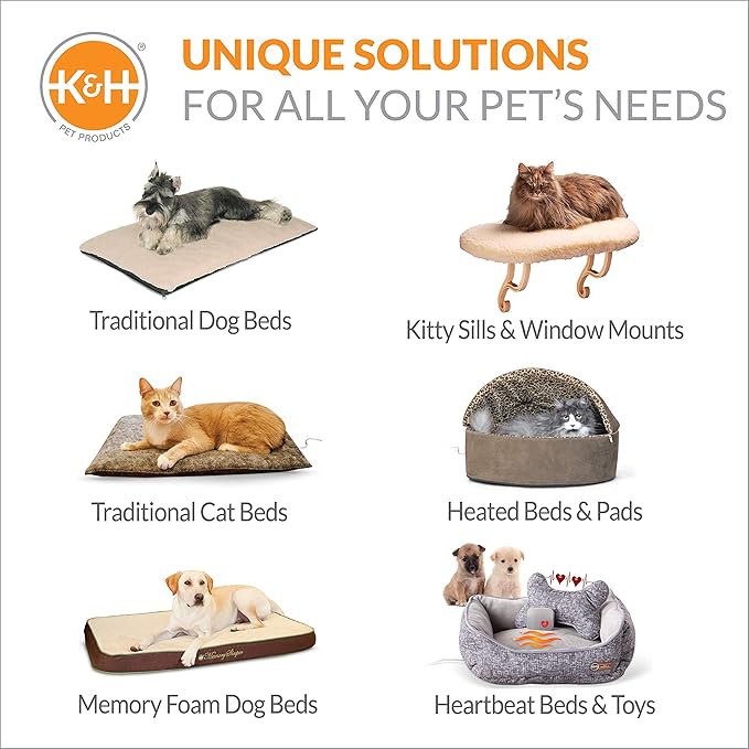 K&H Pet Products Outdoor Cat House for Outside Pets, Weatherproof Outdoor Cat House for Ferals, Insulated Kitty Shelter, 2 Doors, Waterproof Removable Floor Pad, Unheated - Olive/Olive