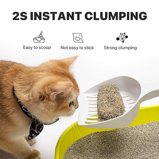 Neakasa PooGuard Litter Disposal Bin, 9.2L Trash Can with 17.6 lbs Mineral Cat Litter Bundle