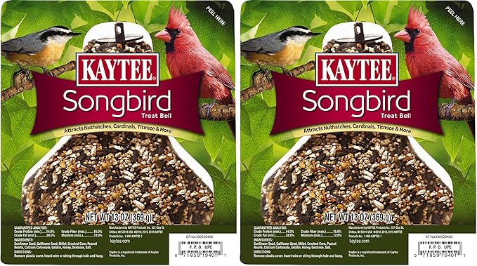 Kaytee Wild Bird Songbird Seed Treat Bell (Pack of 2)